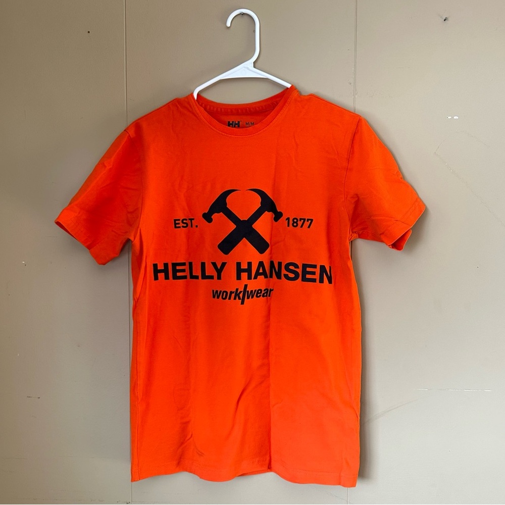 Orange High Vis Helly Hansen Work T-Shirt
